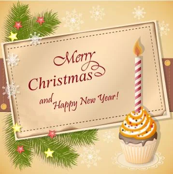 Christmas card Stock Illustration