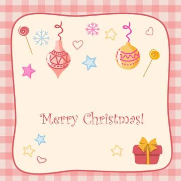 Christmas card Stock Illustration