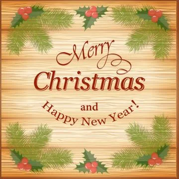Christmas card Stock Illustration