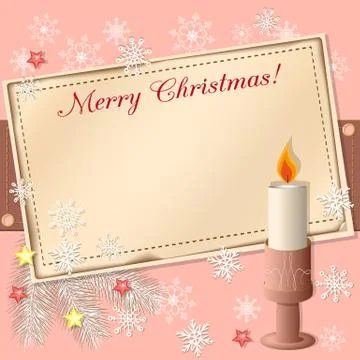 Christmas card Stock Illustration