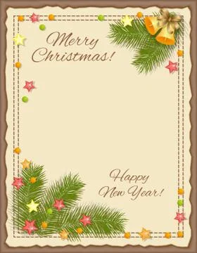 Christmas card Stock Illustration