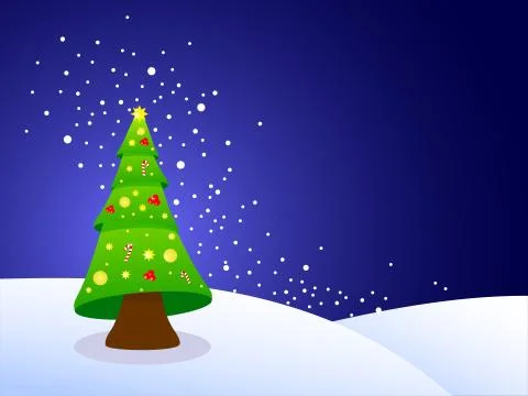 Christmas Card Stock Illustration