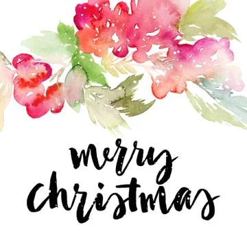 Christmas card Illustrazione stock
