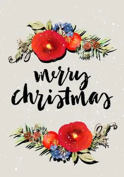 Christmas card Stock Illustration