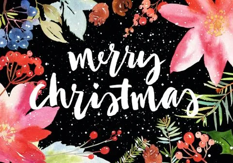 Christmas card Stock Illustration
