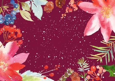 Christmas card Stock Illustration