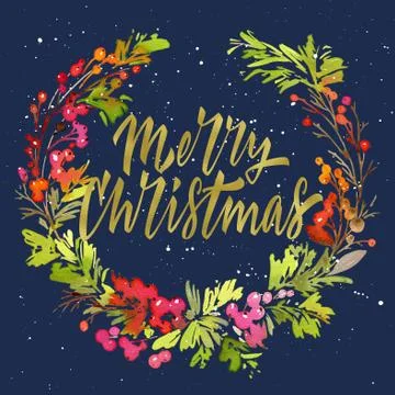 Christmas card Stock Illustration