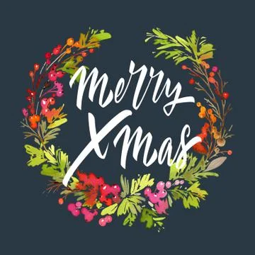 Christmas card Stock Illustration