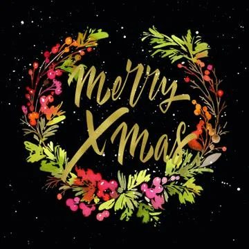 Christmas card Stock Illustration