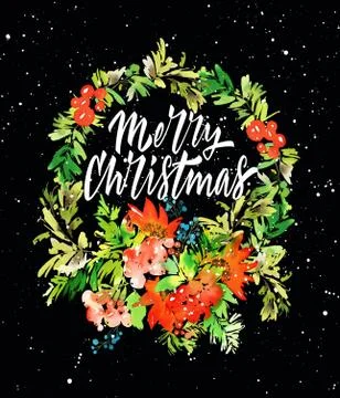 Christmas card Stock Illustration