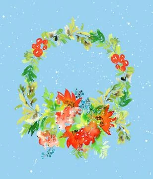 Christmas card Stock Illustration