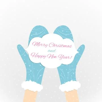The Christmas card Stock Illustration