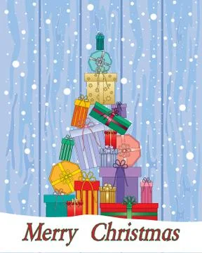 Christmas card Stock Illustration