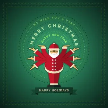 Christmas Card Illustrazione stock