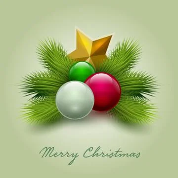 Christmas Card Stock Illustration
