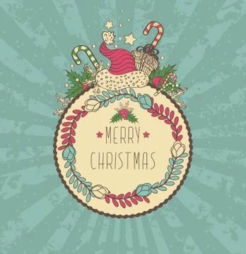 Christmas Card Stock Illustration