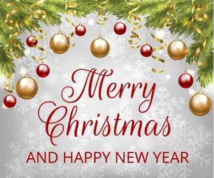 Christmas card Illustrazione stock
