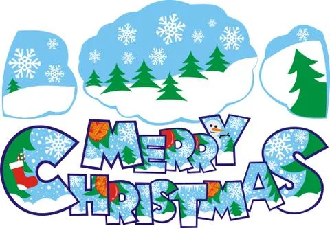 Christmas card Stock Illustration
