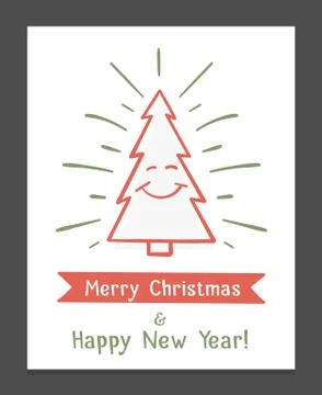 Christmas Card Stock Illustration