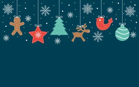Christmas card  Stock Illustration
