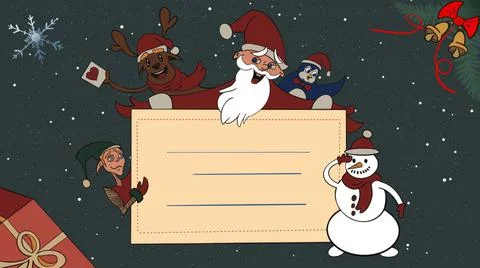 Christmas-Card Stock Illustration