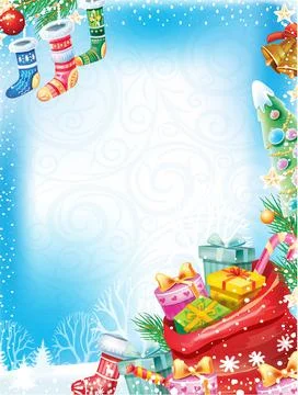 Christmas card Stock Illustration