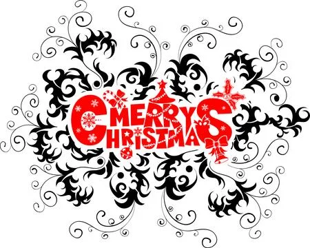 Christmas Card Stock Illustration