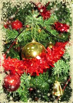 Christmas card Stock Photos