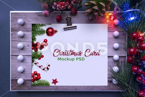 Christmas Card PSD Template