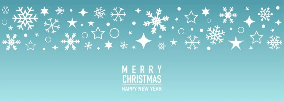 Christmas card with snowflake border vector. Xmas snow flake pattern. Festive Illustrazione stock