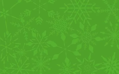 Christmas card with snowflake pattern Illustrazione stock