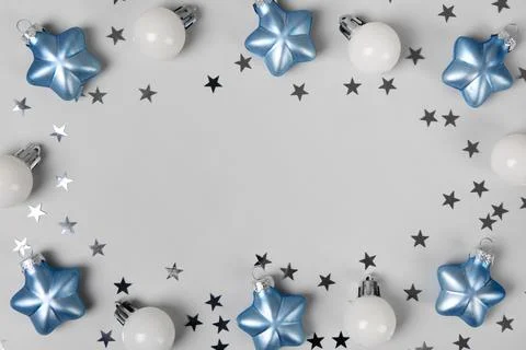 Christmas card with space for text Stock Photos