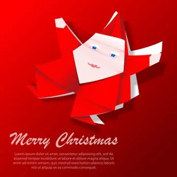 Christmas Card Template Stock Illustration