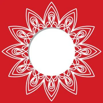Christmas card template Stock Illustration