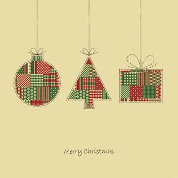 Christmas card vector Stock-Illustration