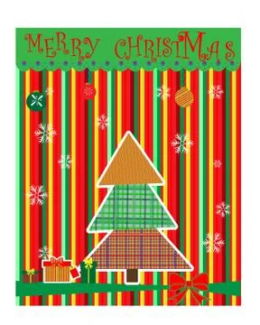 Christmas card. vector Stock Illustration