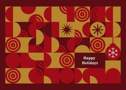 Christmas card in vector Stock Illustration