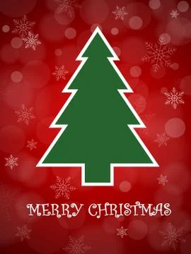Christmas Card Vector Illustration Stock Illustration