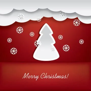 Christmas card vector illustration Stock Illustration