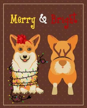 Christmas Card. Vector Illustration. Stock Illustration