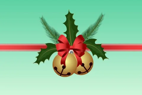 Christmas card vector illustration Stock Illustration