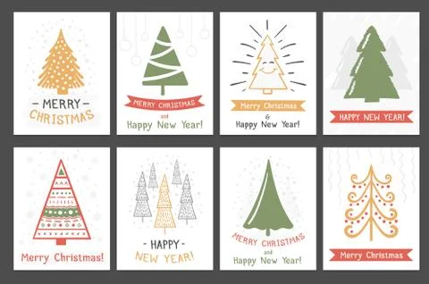 Christmas Cards Illustrazione stock
