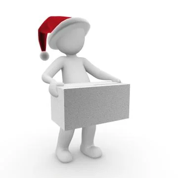 Christmas carton Stock Illustration