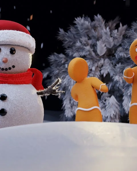 Christmas cartoon background Stock-Footage 294854531