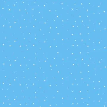 Christmas cartoon vector background. Light blue snowing background. Stock Illustration