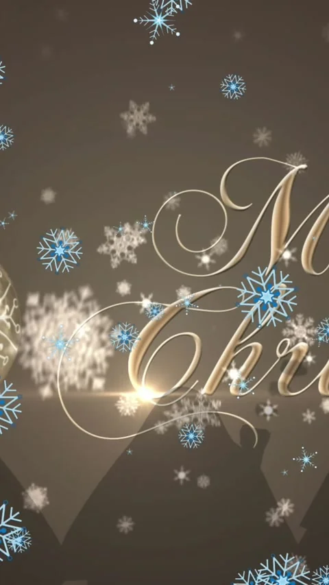 Christmas celebration and festivity vector illustration concept Video stock 321923939