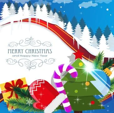 Christmas celebration background Stock Illustration