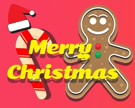 Christmas Celebration Concept Background. Illustrazione stock