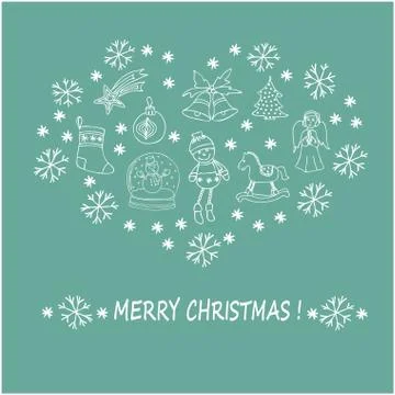 Christmas celebration concept Stock Illustration