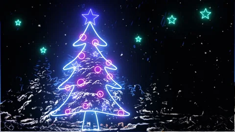 Christmas celebration decoration elements Stock Footage 257199216